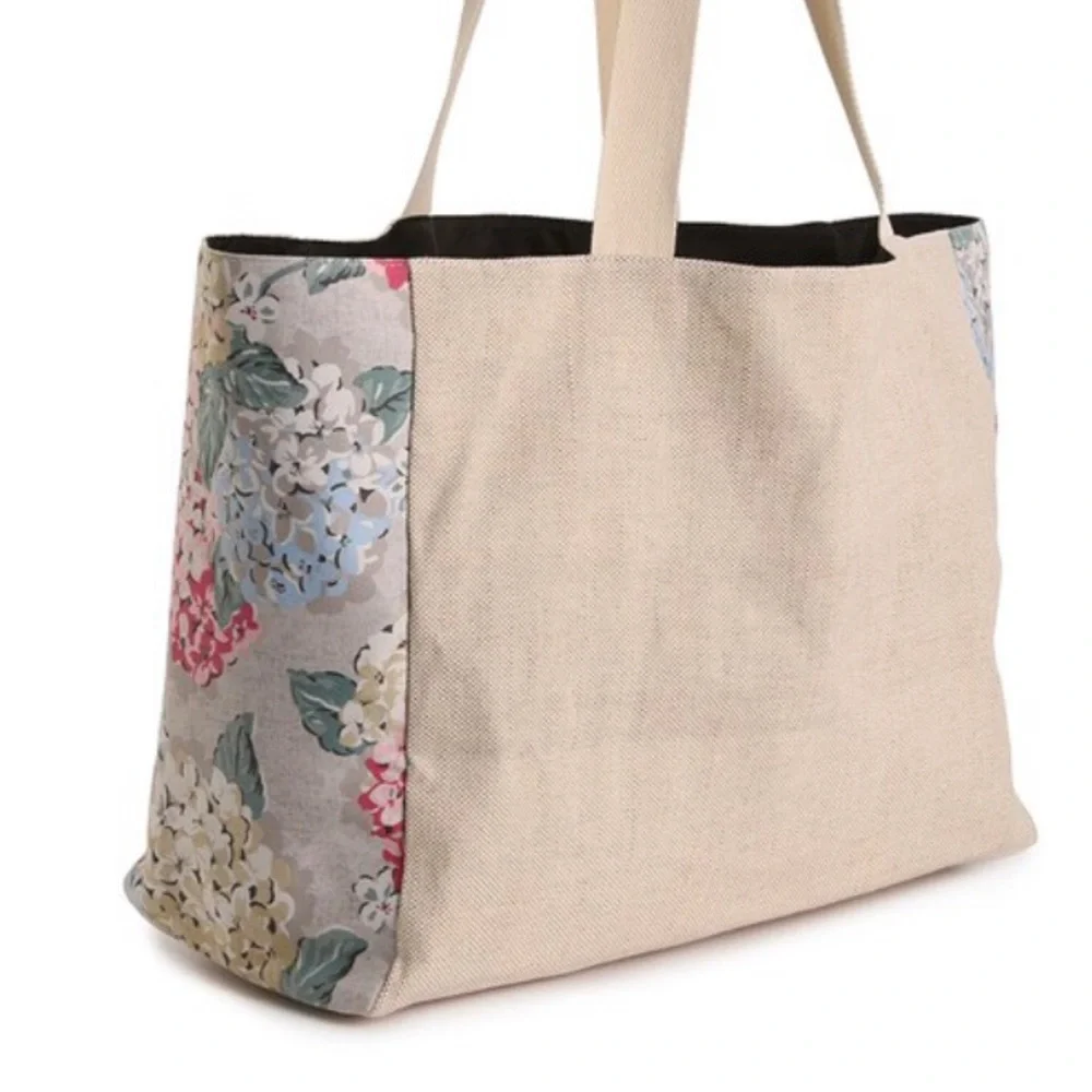 DSW Floral Print Tote Weekend Beach Gym Bag - Picture 5 of 11